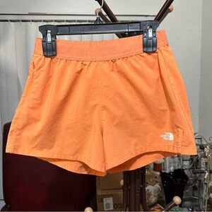The North Face Women’s Orange Athletic Shorts Size Small Lightweight Outdoor